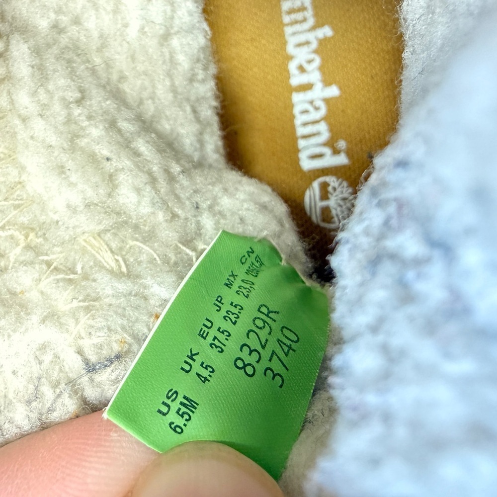 NEW! Timberland Authentics Teddy Fleece Waterproof Fold-Down Boot Wheat Size 6.5 - Picture 14 of 16